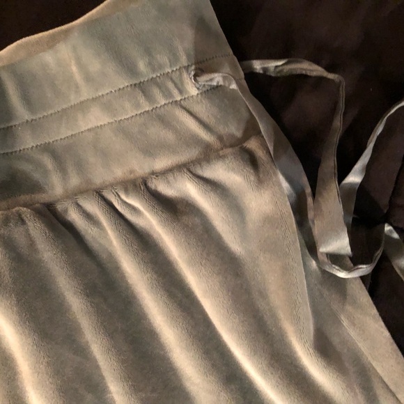 Victorias Secret velor sage green joggers, sleepwear, sweatpants - Picture 3 of 13